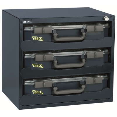 RAACO 143608: Compartment box, CarryLite 80, 337 x 79 x 278 mm, 9 inserts  at reichelt elektronik