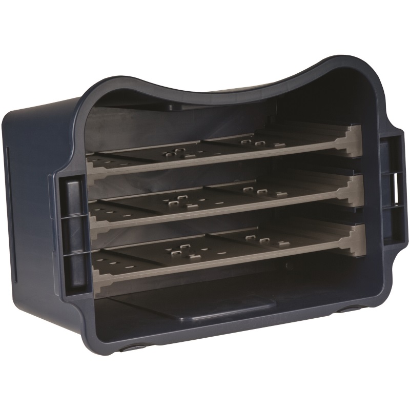 RAACO 143608: Compartment box, CarryLite 80, 337 x 79 x 278 mm, 9 inserts  at reichelt elektronik